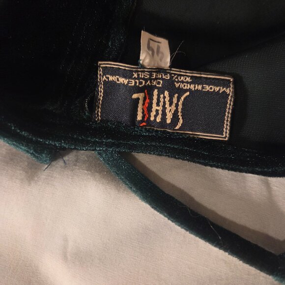 Sahil 100% silk green top size 44 perfect condition - Picture 4 of 4